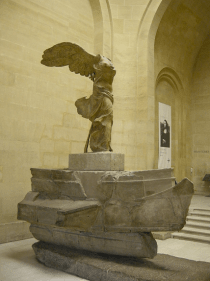The beautiful statue on her pedestal in Paris. 